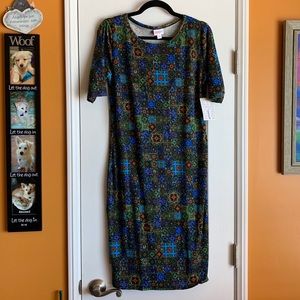 Lularoe Julia Dress, Size L